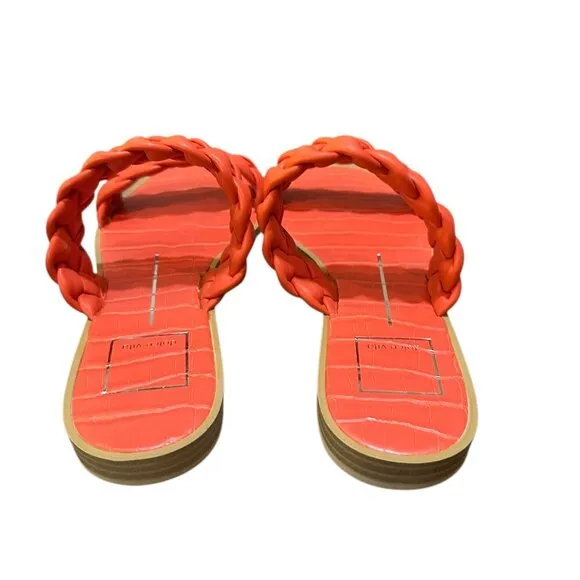 Dolce Vita Indy Slide Sandals - Size 6.5 - Color: Persimmon Stella