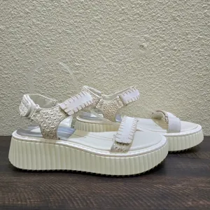 Dolce Vita Women's Debra Ivory Platform NEW Suede Sandals Size 9