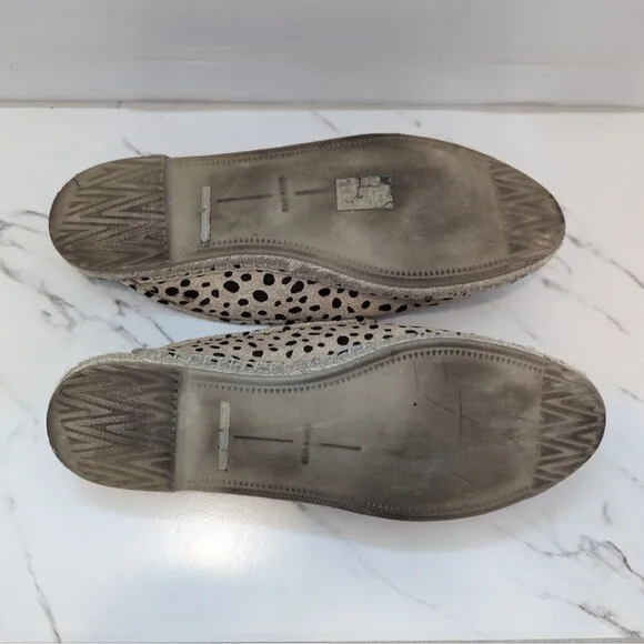 Dolce Vita Women's Leopard Print Calf Hair Slip On Espadrille Flats Mules 10