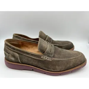 Donald J. Pliner Enzio-Ma Mens Distressed Suede Leather Loafers Size 11🛒