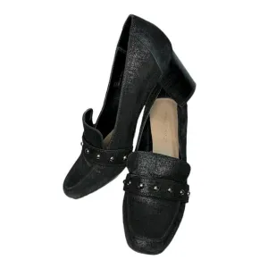 DONALD J. Pliner Loafers Leather Studded Heeled