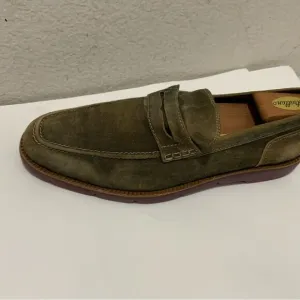Donald J. Pliner Enzio-Ma Mens Distressed Suede Leather Loafers Size 11.5