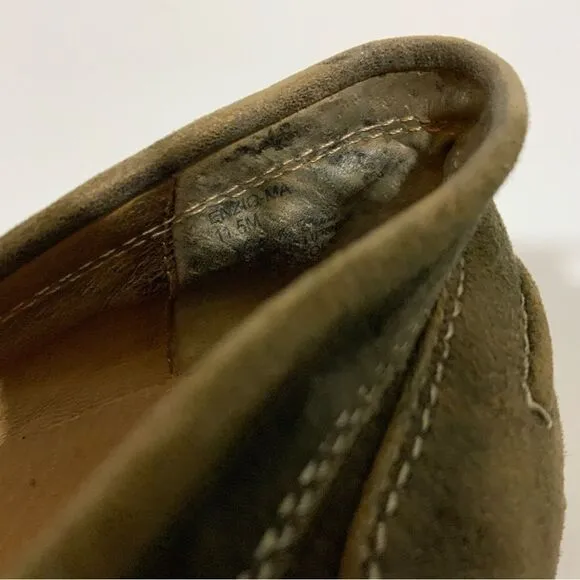 Donald J. Pliner Enzio-Ma Mens Distressed Suede Leather Loafers Size 11.5