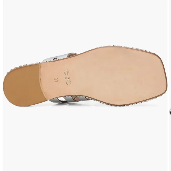 DONALD PLINER SANDALS Emmaline Croc Strappy Sandal LEATHER