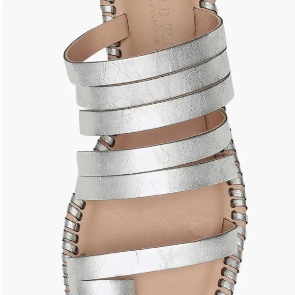 DONALD PLINER SANDALS Emmaline Croc Strappy Sandal LEATHER