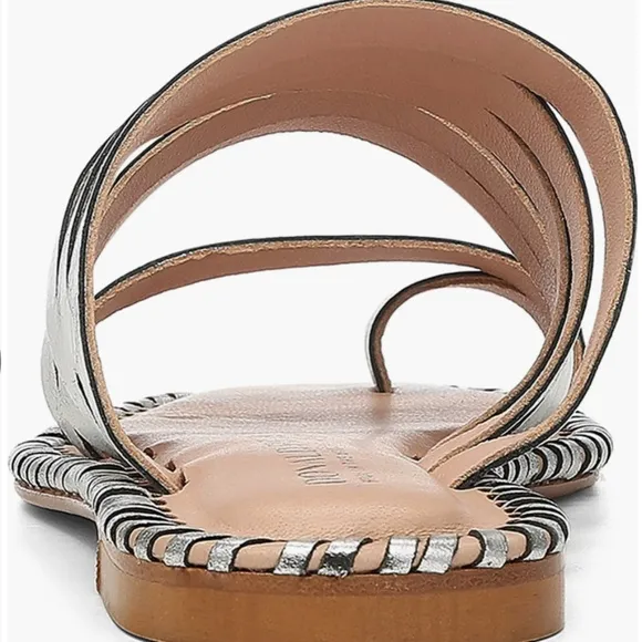 DONALD PLINER SANDALS Emmaline Croc Strappy Sandal LEATHER