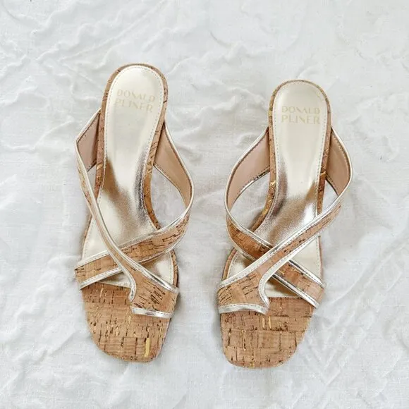 DONALD PLINER Women Cassia Sandal Size 7.5 New