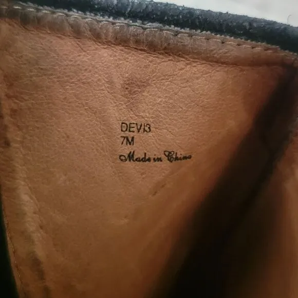 Donald J Pliner Duck Feathers Riding Boots Size 7