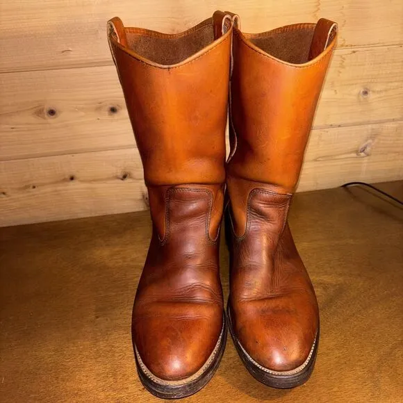 Double-H Richland Cowboy Boot Men 10 Brown Leather Western Work Street Urban