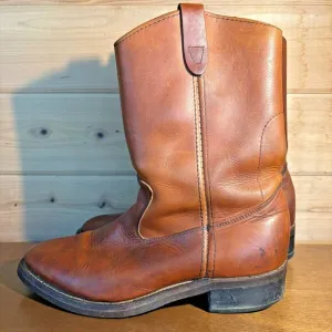 Double-H Richland Cowboy Boot Men 10 Brown Leather Western Work Street Urban