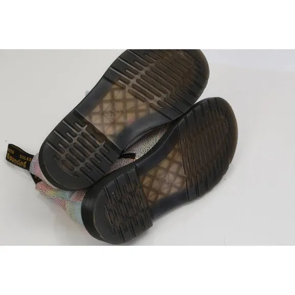 Dr. Martens 1460 Pascal Iridescent 8-Eye Boot Rainbow Boots Size 2