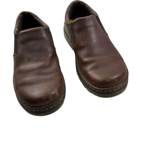 Dr. Martens Boyle Loafers Men's Size 10 Medium Brown Leather Slip-On