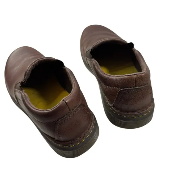 Dr. Martens Boyle Loafers Men's Size 10 Medium Brown Leather Slip-On