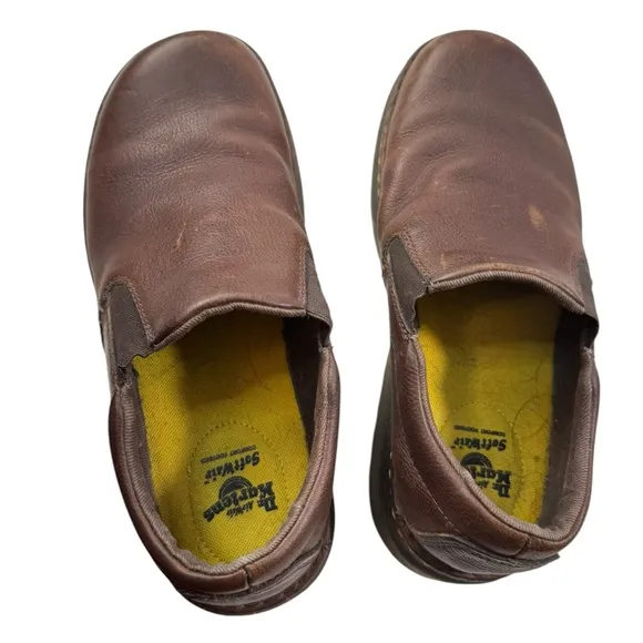 Dr. Martens Boyle Loafers Men's Size 10 Medium Brown Leather Slip-On