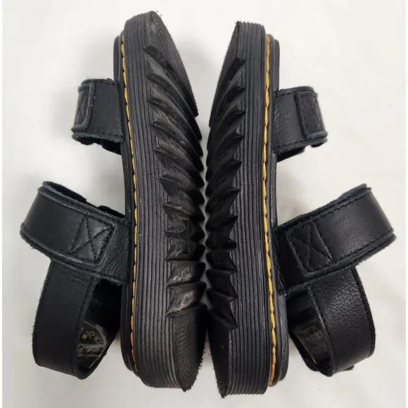 Dr. Martens Kids Sz. 12 Junior Kyle Leather Sandals in Black