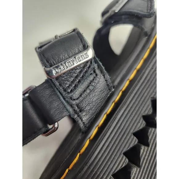 Dr. Martens Kids Sz. 12 Junior Kyle Leather Sandals in Black