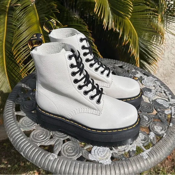 Dr. Martens Platform Leather Boots