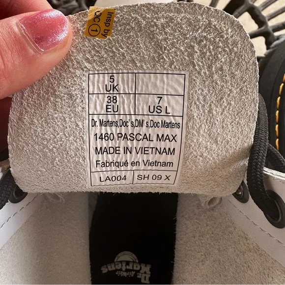 Dr. Martens Platform Leather Boots
