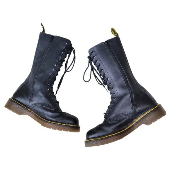 Dr Martens Rare Kiele Cherry Blossom Tall Boots Womens 6