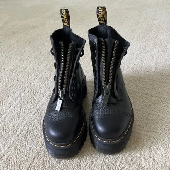 Dr. Martens Sinclair Miller Napa Leather Platform Boots