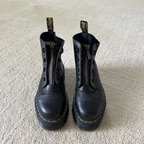 Dr. Martens Sinclair Miller Napa Leather Platform Boots