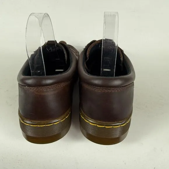 Dr. Martens Wilmot Low Loafers Women's 9 Crazy Horse Leather Lace-Up Low Top