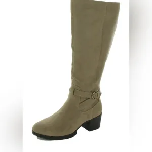 DR Scholls Like It Microfiber Brown Boots Size 7 M New