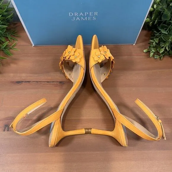 Draper James Alice Floral Heeled Sandals Size 7.5