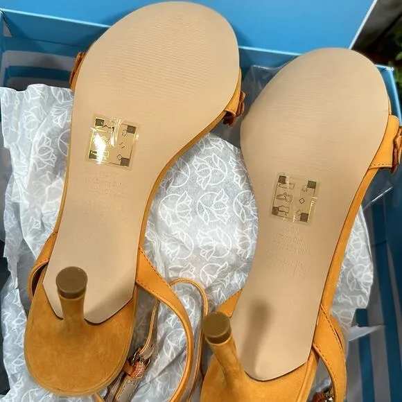 Draper James Alice Floral Heeled Sandals Size 7.5