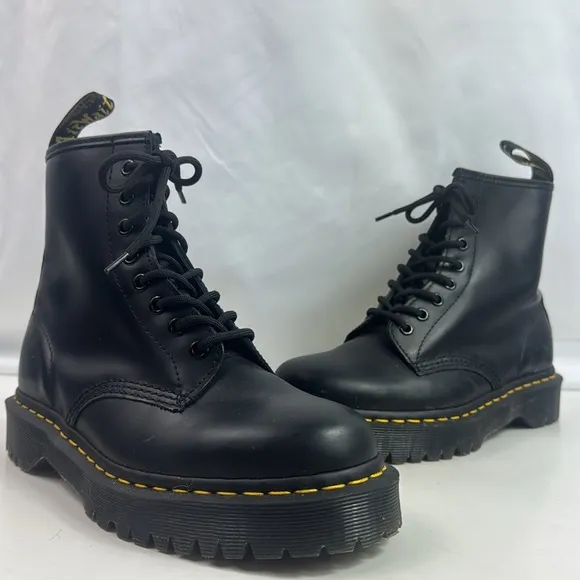 Dr.Martens 1460 BEX Smooth Leather Lace-up Platform Women's Boots