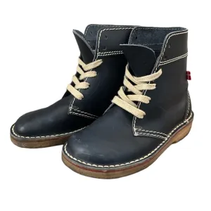 Duckfeet Faborg Classic Navy Blue Women’s Leather Boots, Size 37 6.5 - 7