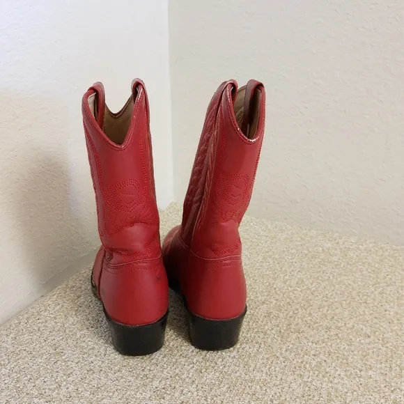 Durango Red Western Cowboy Kids Boots