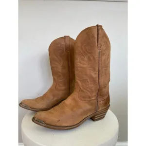 Durango Women Tan Cowboy Boots  - Size 10M