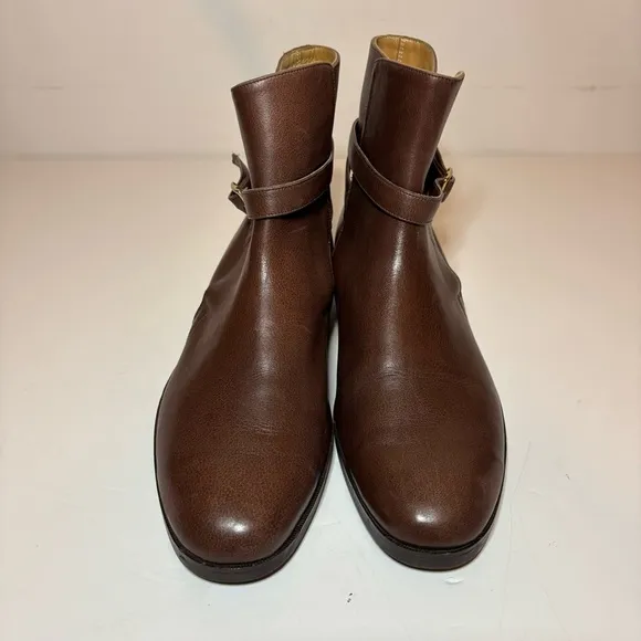 E. Vogel NYC Custom Chelsea Leather Ankle Brown Boots Women’s Size 10 7” Height
