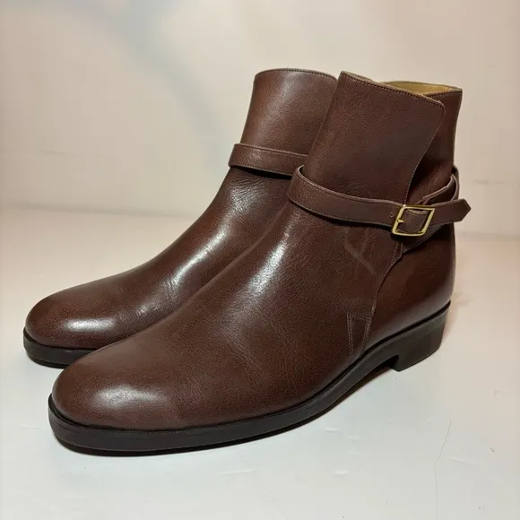 E. Vogel NYC Custom Chelsea Leather Ankle Brown Boots Women’s Size 10 7” Height