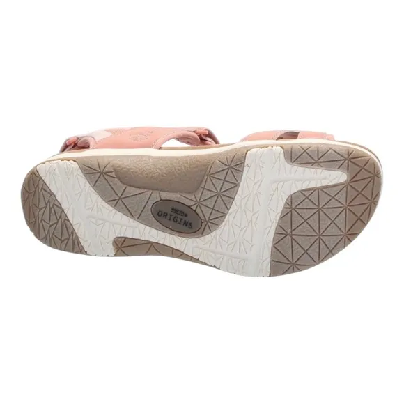 Earth NIB Women's Skylar3 Memory Foam Footbed Sandal Light Pink Size 6M