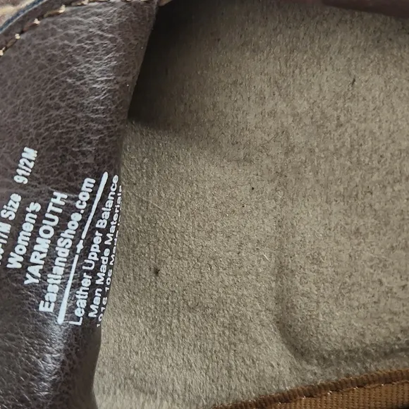 Eastland Vintage Y2K Women's Brown Leather Boat Shoes.