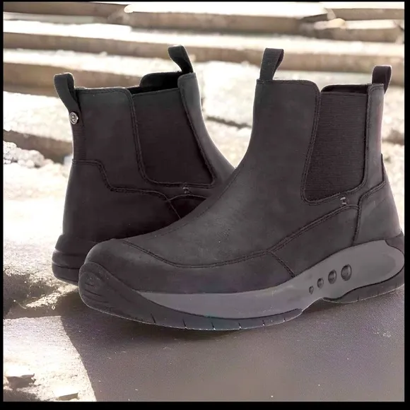 Easy Spirit Aston Leather Chelsea Boots Orthotic Cushion Insoles Slip On $226
