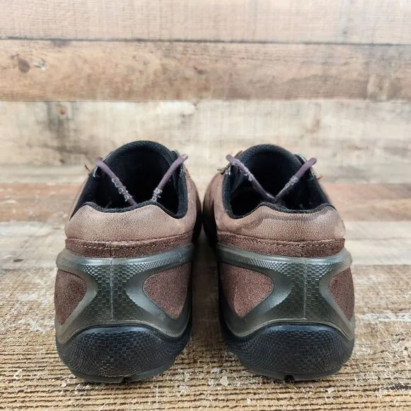 Ecco Biom Natural Motion Men's Size 10/10.5 EU 44 Brown Leather Walking Sneakers