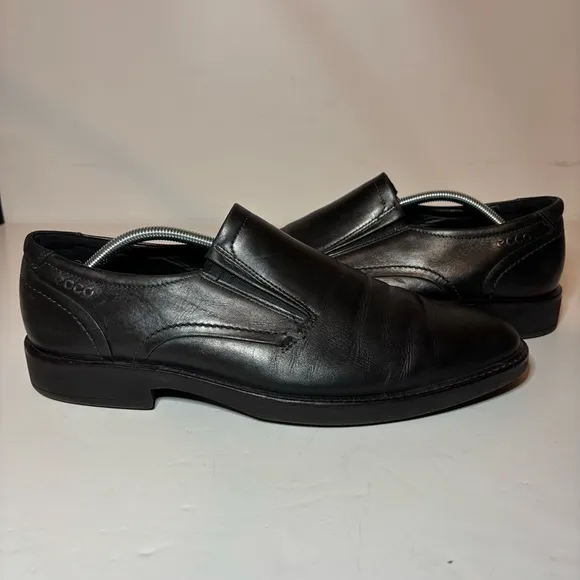 ECCO METROPOLE LONDON PENNY LOAFERS BLACK LEATHER SIZE 45 Men’s Size 11 11.5
