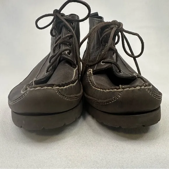 Eddie Bauer Brown Chukka Boots Moccasin Style Men’s 9.5 Womens 11