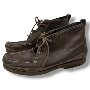 Eddie Bauer Brown Chukka Boots Moccasin Style Men’s 9.5 Womens 11
