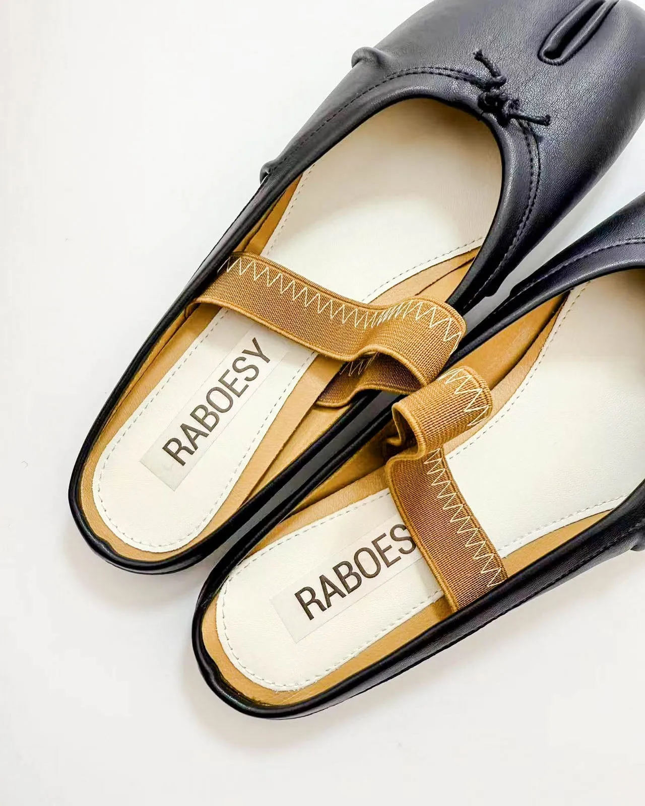 Elastic Strap Tabi Sandal Flats