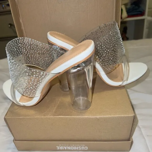 Elegant Clear Heeled Sandals