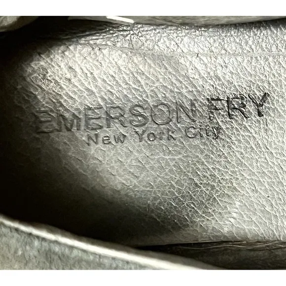Emerson Fry Woman Suede/Leather  Daily Trainers Navy/ Mustard Portugal EU 36