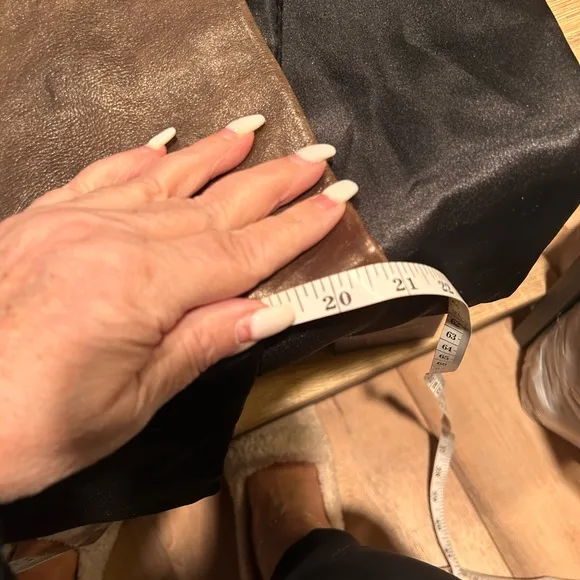 Escada Knee High Brown Leather Boots