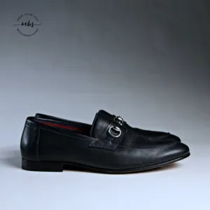 EUC Donald J. Pliner Ted Leather Loafers Black Men 8.5