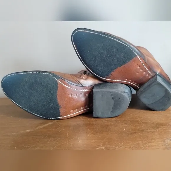 Fancy dancing ankle height zip up boots