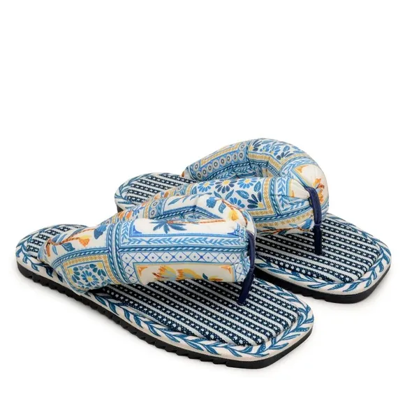 Farm Rio puffy sandals size 9 and 7