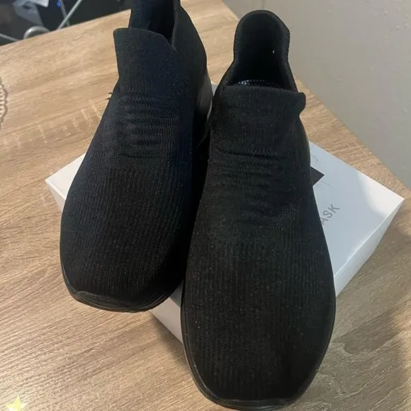 Fashion sneakers comfortable slip on air cushion platform